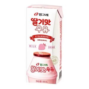 Strawberry milk drink