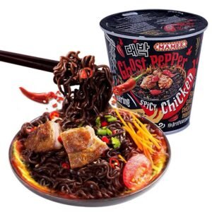 Ghost pepper spicy chicken noodles