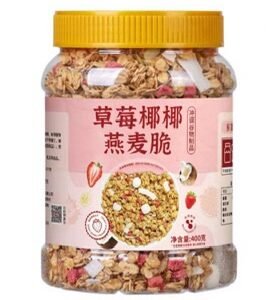 Strawberry coconut oat crisps (400g)